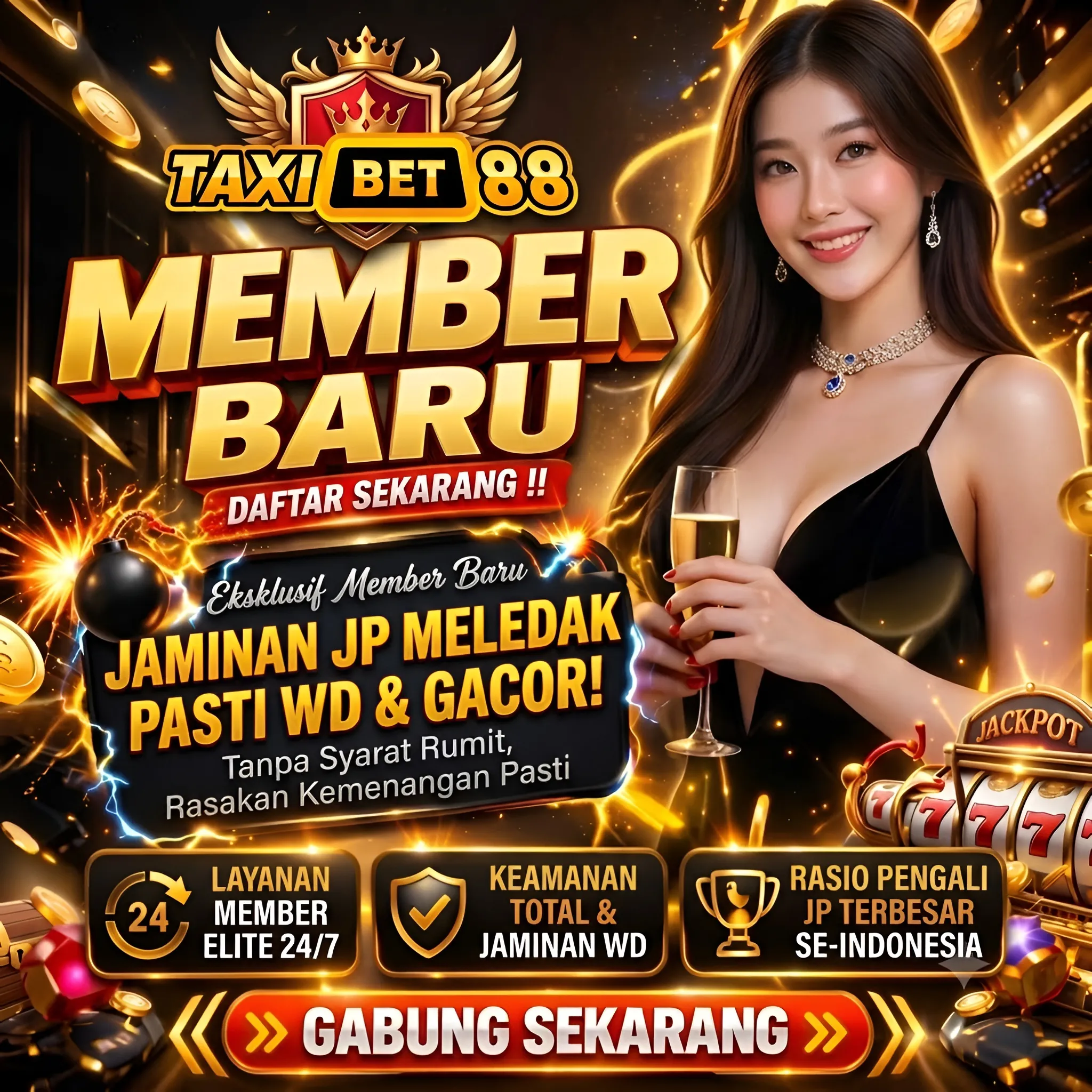 TAXIBET88 | Situs Slot Online Maxwin Tanpa Batas & Depo Cepat